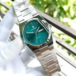 Poedagar 930 Silver Green Watch