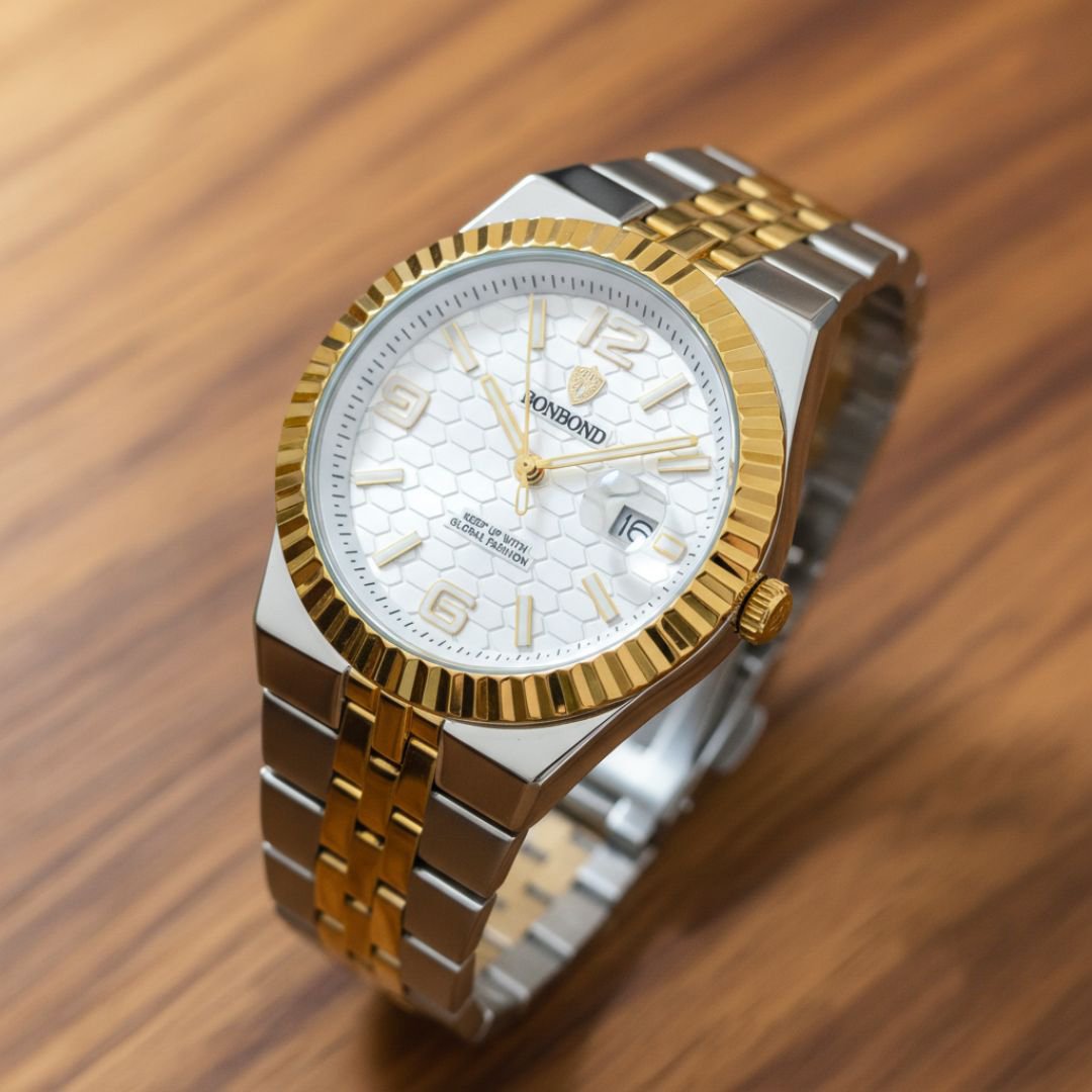 two tone silver